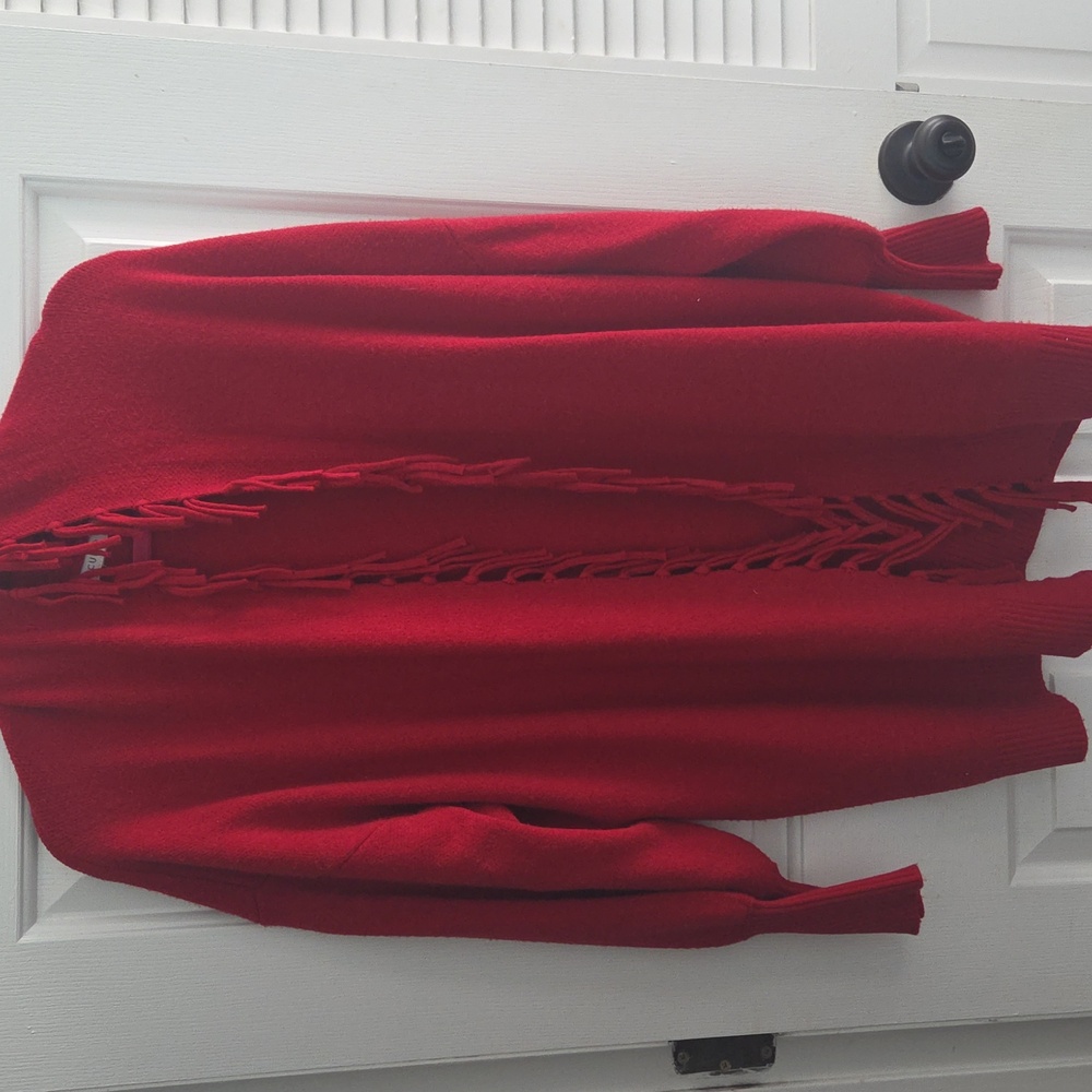 Cupio Scarlet Fringe Cardigan